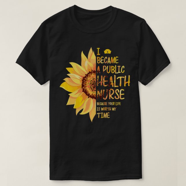 I Became A Public Health Nurse Pullover  (Design Front)