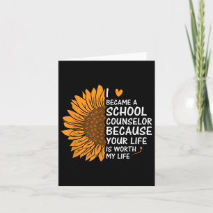 I Became A School Guidance Counsellor Back To Scho Card