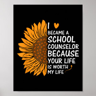 I Became A School Guidance Counsellor Back To Scho Poster