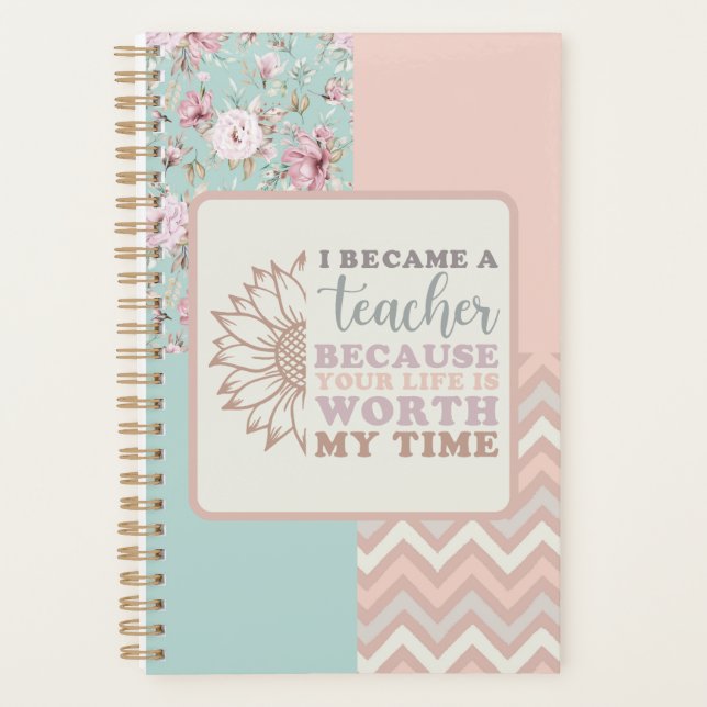 I Became a Teacher Planner (Front)