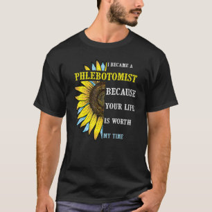 I Became Phlebotomist   Phlebotomy Technician Nurs T-Shirt