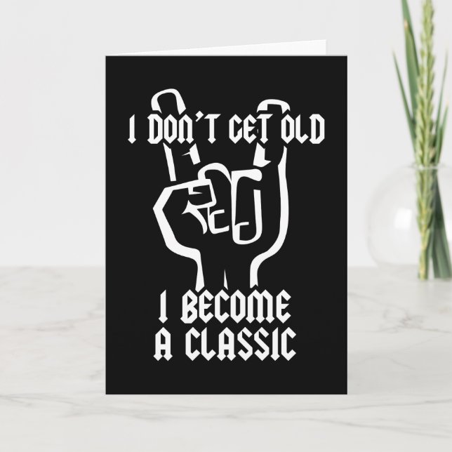 I become a classic thank you card (Front)