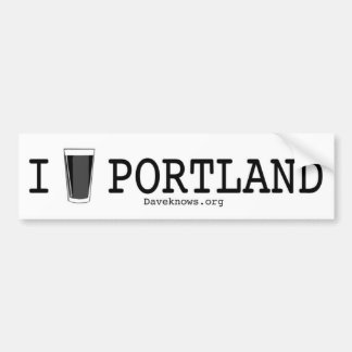 I Beer Portland Bumper Sticker