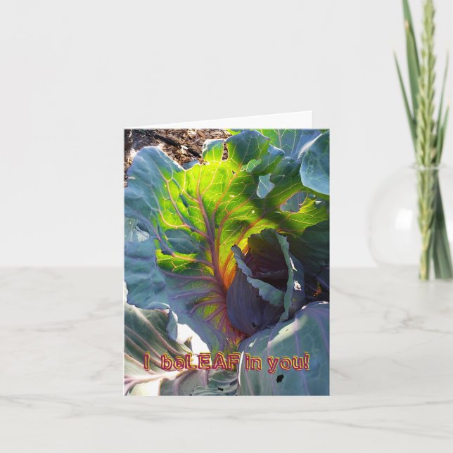 I beLEAF in you Card (Front)