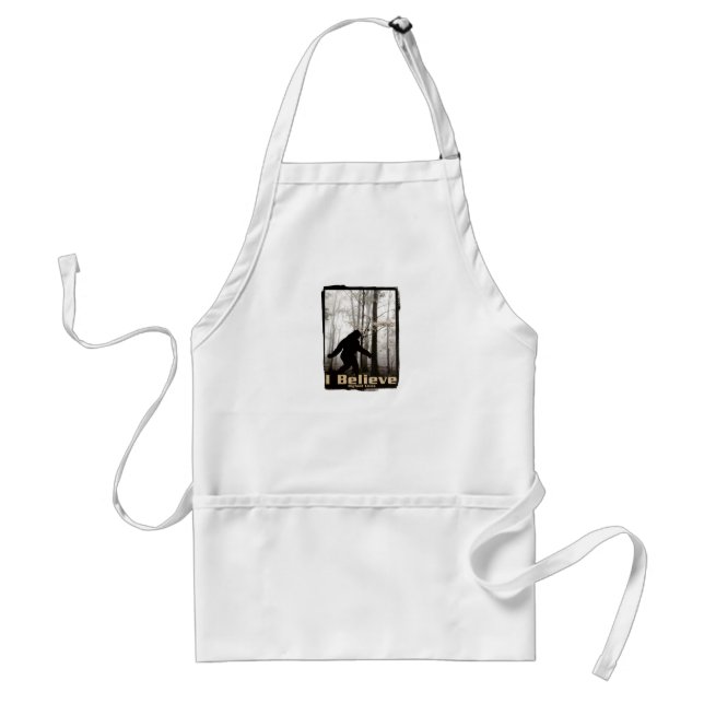 I Believe Bigfoot Lives Standard Apron (Front)
