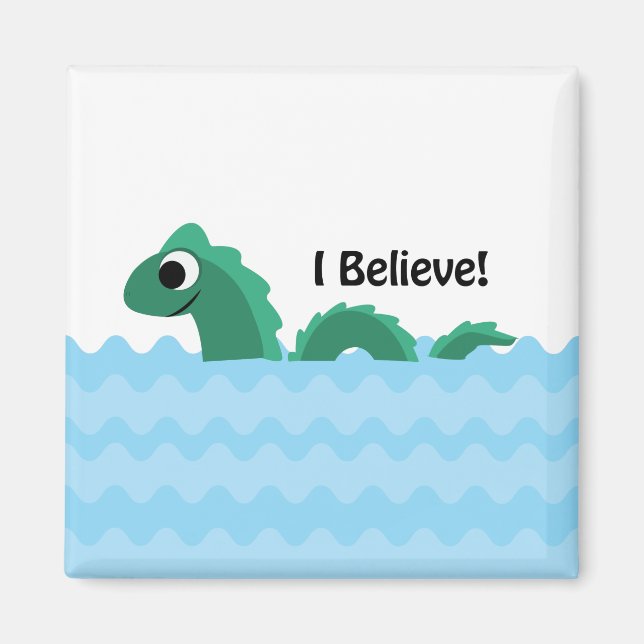 I Believe Champ the Lake Champlain Monster Magnet (Front)