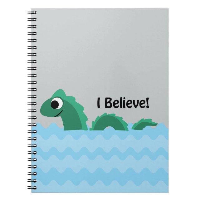 I Believe Champ the Lake Champlain Monster Notebook (Front)