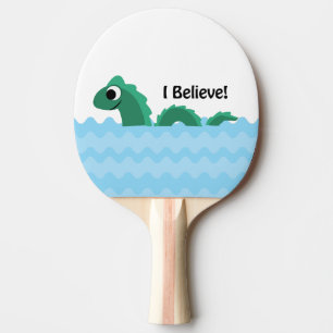 I Believe Champ the Lake Champlain Monster Ping Pong Paddle