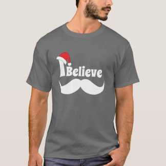 I believe christmas design with moustache T-Shirt