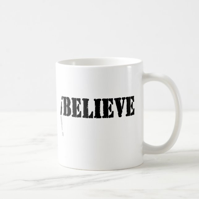 I Believe Coffee Mug (Right)