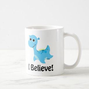 I Believe! Cute Blue Nessie Coffee Mug