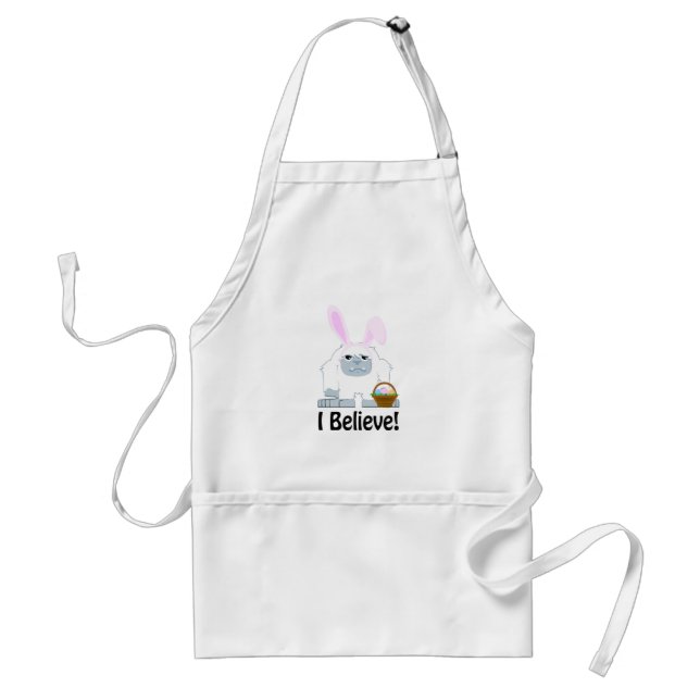 I Believe! Easter Yeti Standard Apron (Front)