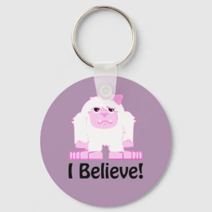 I Believe! Girl Yeti Key Ring