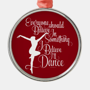 I Believe I’ll Dance Metal Tree Decoration