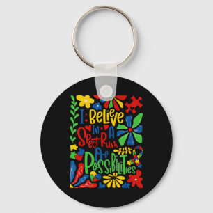 I Believe In A Spectrum Of Possibilities1 Key Ring