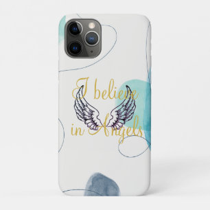 I Believe in Angels Abstract Back Case-Mate iPhone Case