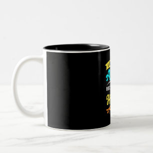 I Believe In Angels And Dragonflies Two-Tone Coffee Mug