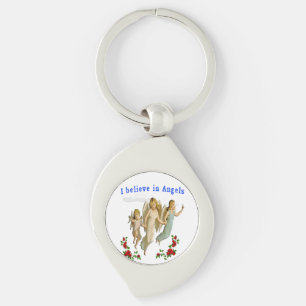 I believe in Angels Keychain