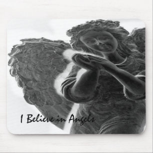 I Believe in Angels Mousepad