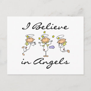 I Believe in Angels T-shirts and Gifts Postcard