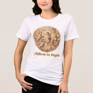 I believe in Angels Tri-Blend Shirt