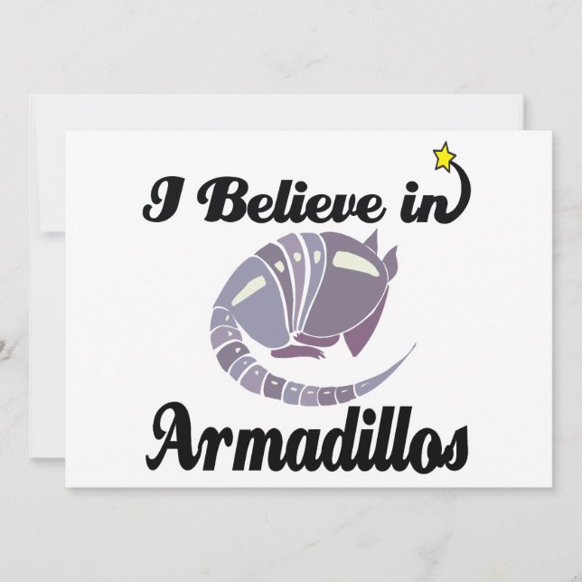 i believe in armadillos (Front)