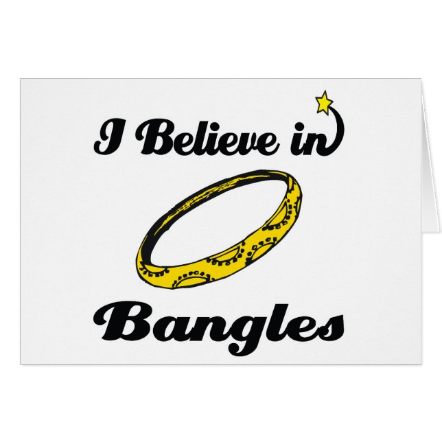 i believe in bangles (Front Horizontal)
