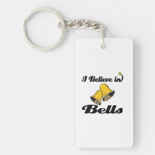 i believe in bells key ring