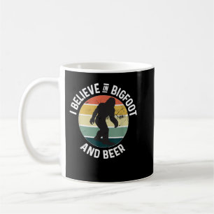 I Believe In Bigfoot And Beer Sasquatch T-Shirt Coffee Mug