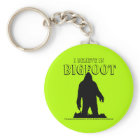 I believe in bigfoot keychain