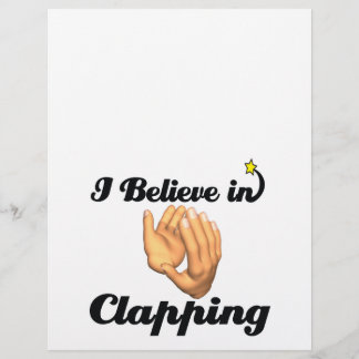i believe in clapping