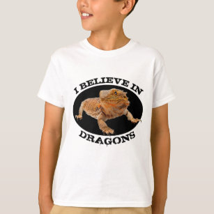 "I Believe in Dragons" with Bearded Dragon T-Shirt