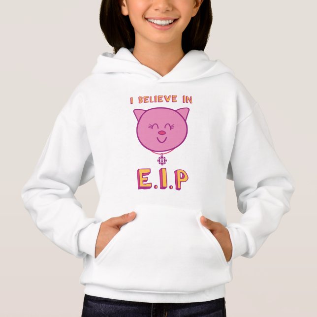 I Believe in E.I.P Girls' Hoodie (Front)