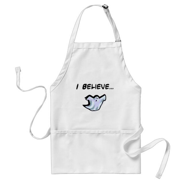 I Believe in Ghosts Standard Apron (Front)