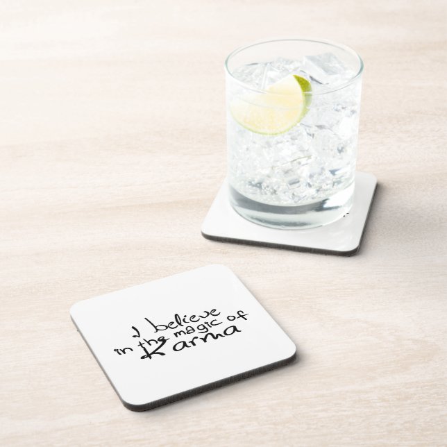 I Believe in Karma COASTERS (Right Side)