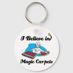 i believe in magic carpets key ring