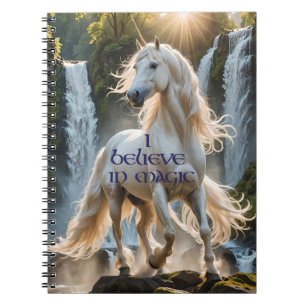 I believe in magic unicorn notebook
