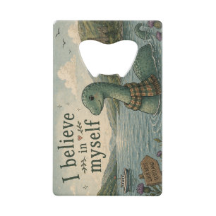 I believe in myself whimsical Loch Ness Monster