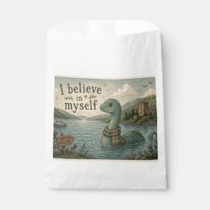 I believe in myself whimsical Loch Ness Monster Favour Bags