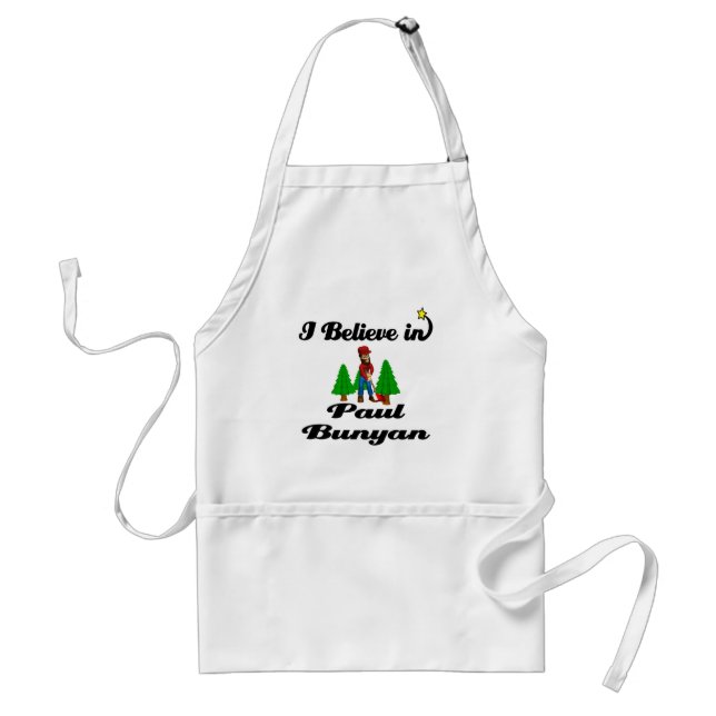 i believe in paul bunyan standard apron (Front)