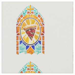 I believe in pizza fabric