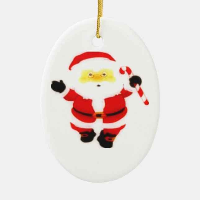 I Believe In Santa Ceramic Tree Decoration (Front)