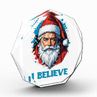 I Believe in Santa Claus Graffiti Style Design