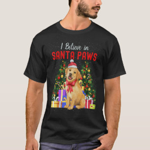I Believe In Santa Paws  Cute Christmas Labrador P T-Shirt