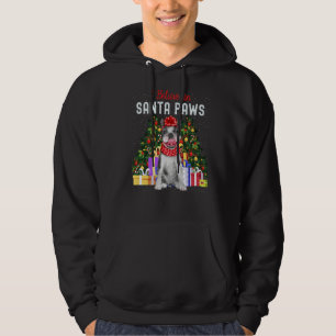 I Believe In Santa Paws Cute French Bulldog Chris Hoodie