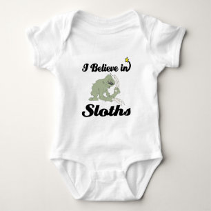 i believe in sloths baby bodysuit