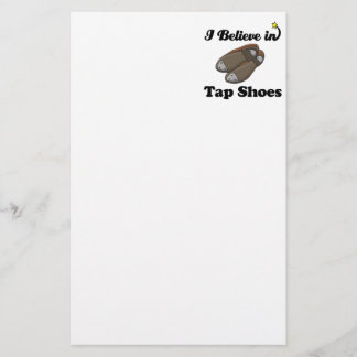 i believe in tap shoes stationery
