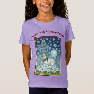 I BELIEVE IN THE CHRISTMAS UNICORN JERSEY T-SHIRT