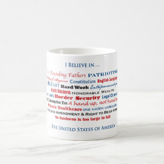 I believe in the United States Coffee Mug