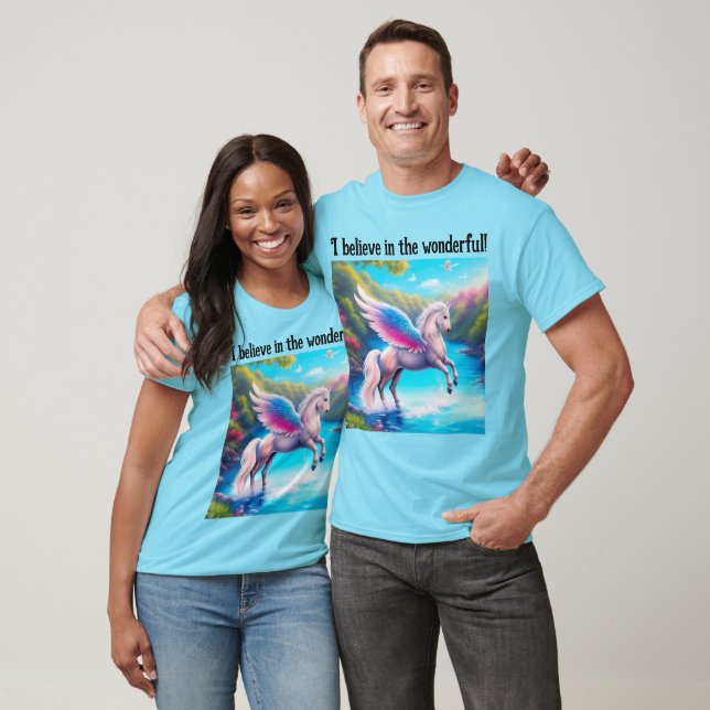 I Believe in the Wonderful! (Pegasus) T-Shirt (Unisex)
